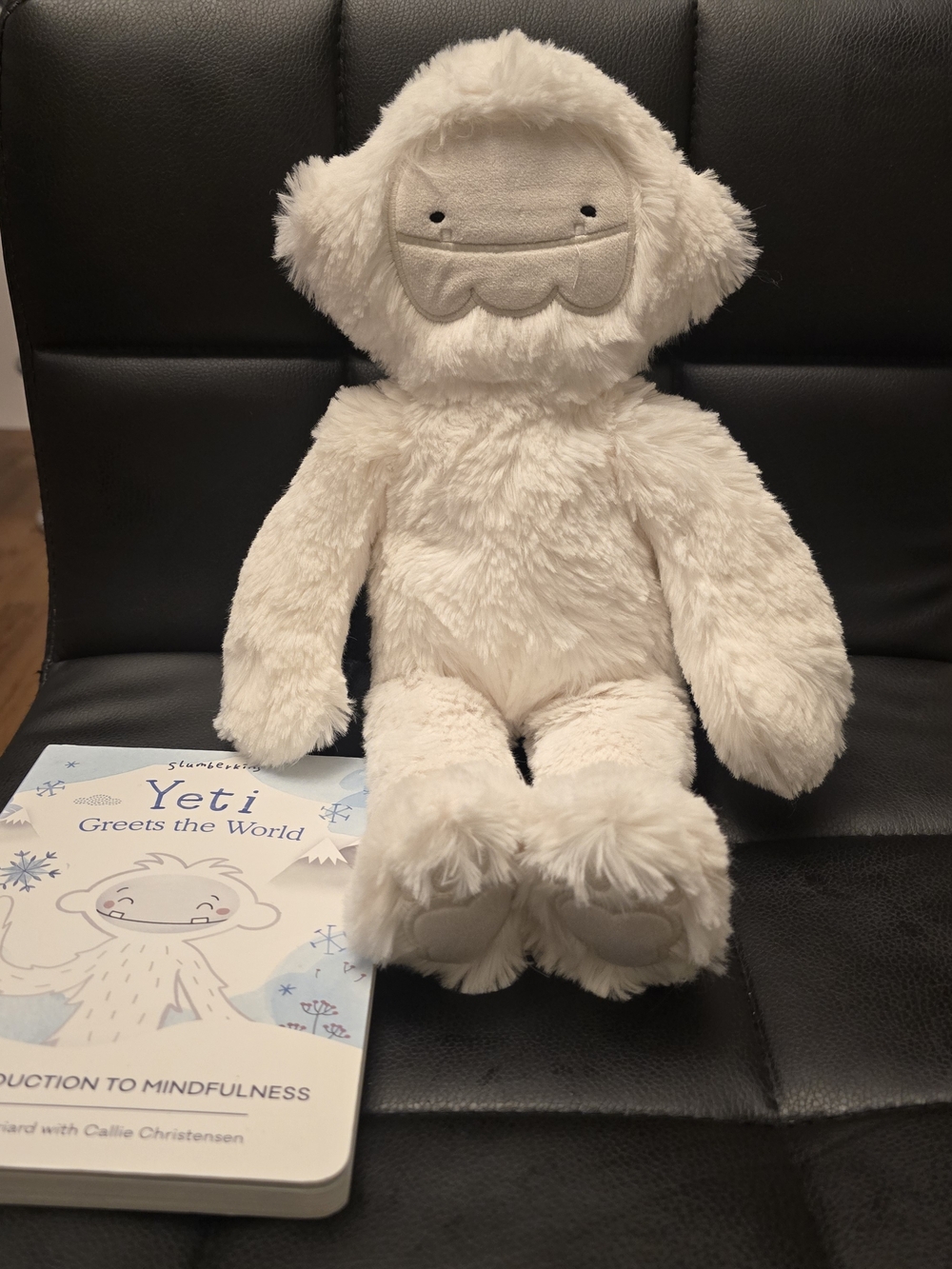 Slumberkins Plush Cream Yeti Soft Toy - Cozy Hugging Stuffed Animal